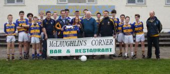 McLaughlin's Corner sponsor U16 footballers